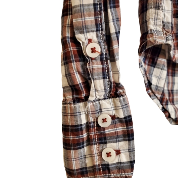 🤑3 for $20🤑   L.U.G.G. Label Of Graded Goods Plaid Blouse - Picture 3 of 6